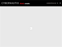 Tablet Screenshot of cybernautix.co.uk